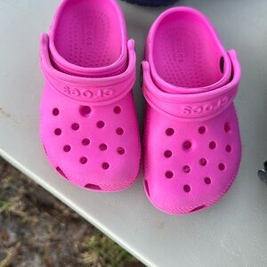 Crocs size 8 toddler.